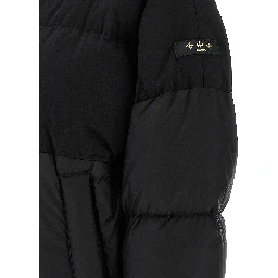 Black Nylon Bomber
