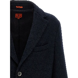 Black Virgin Wool Coat