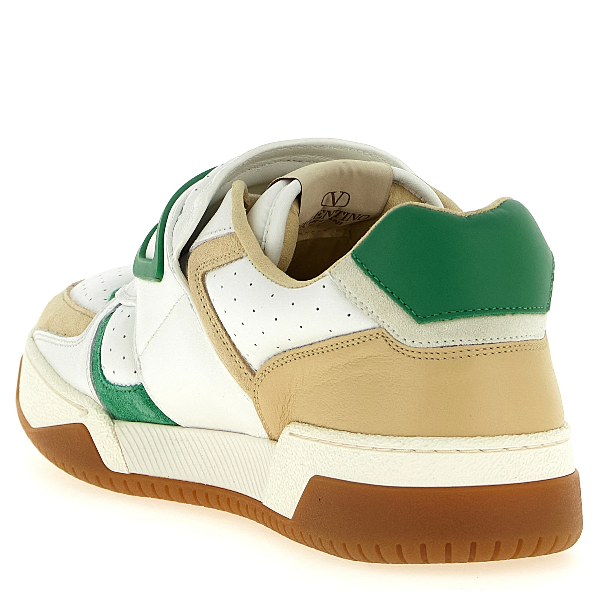 Multicolor Leather Athletic Sneakers