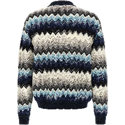 Multicolor Wool Cardigan