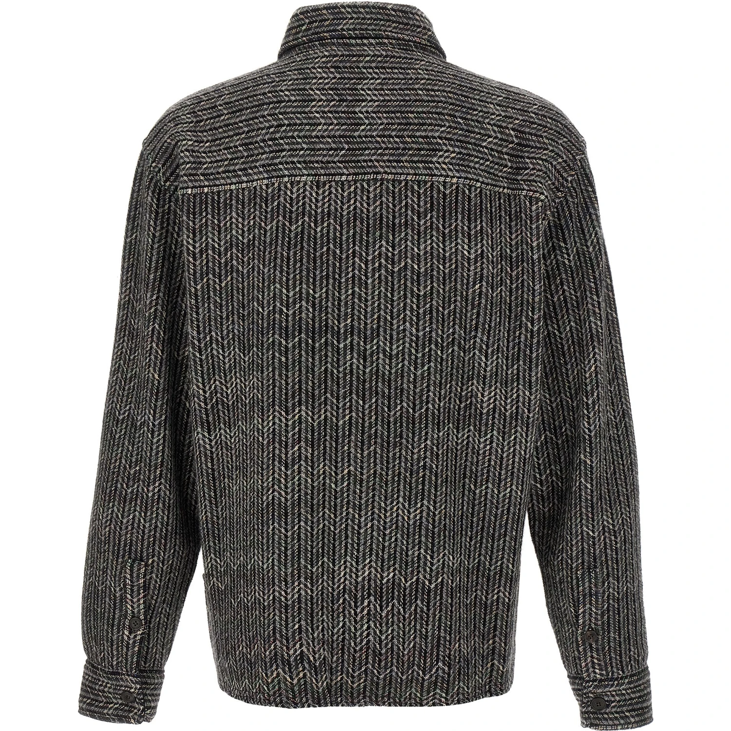 Gray Wool Blouse