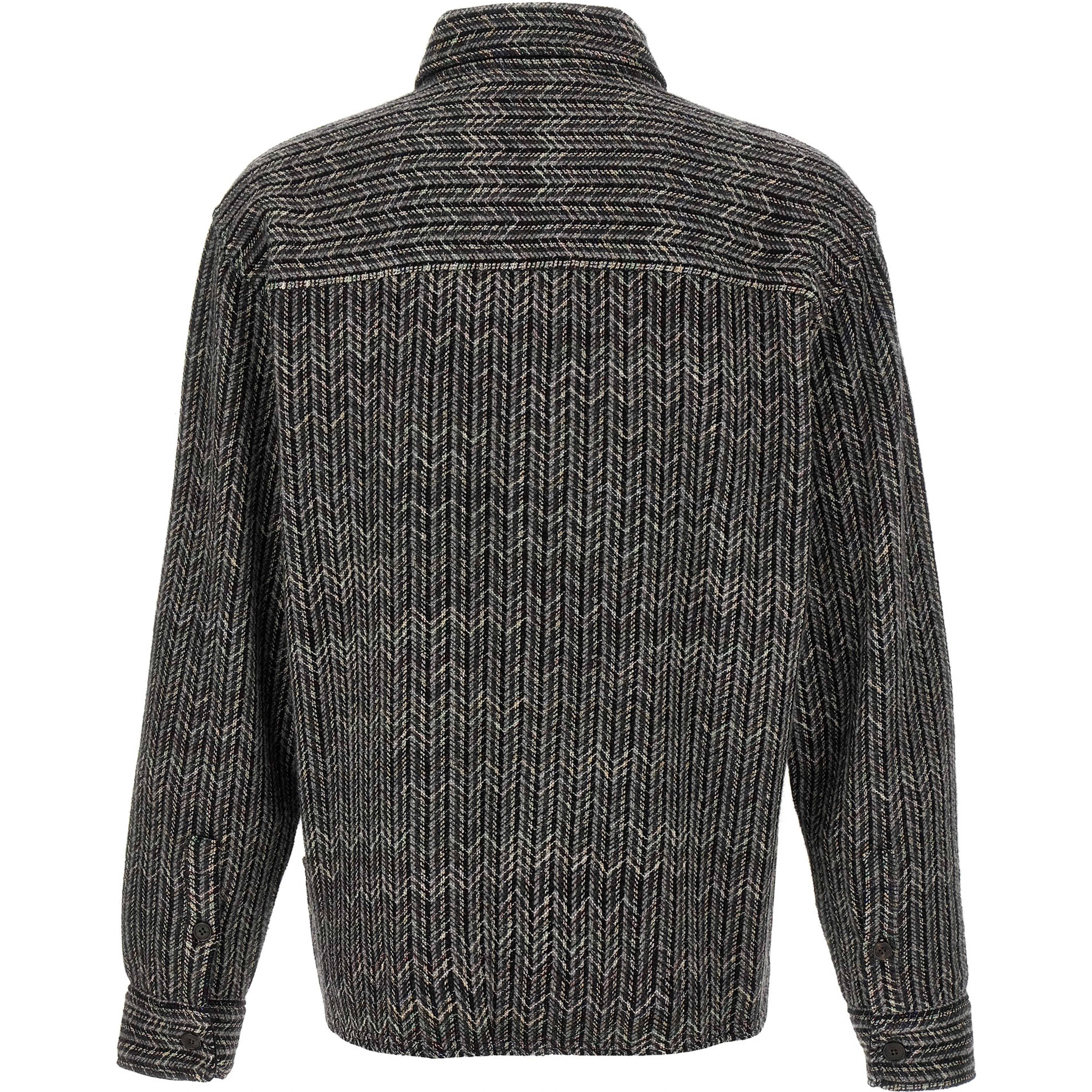 Gray Wool Blouse