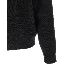 Bicolor Wool Cardigan