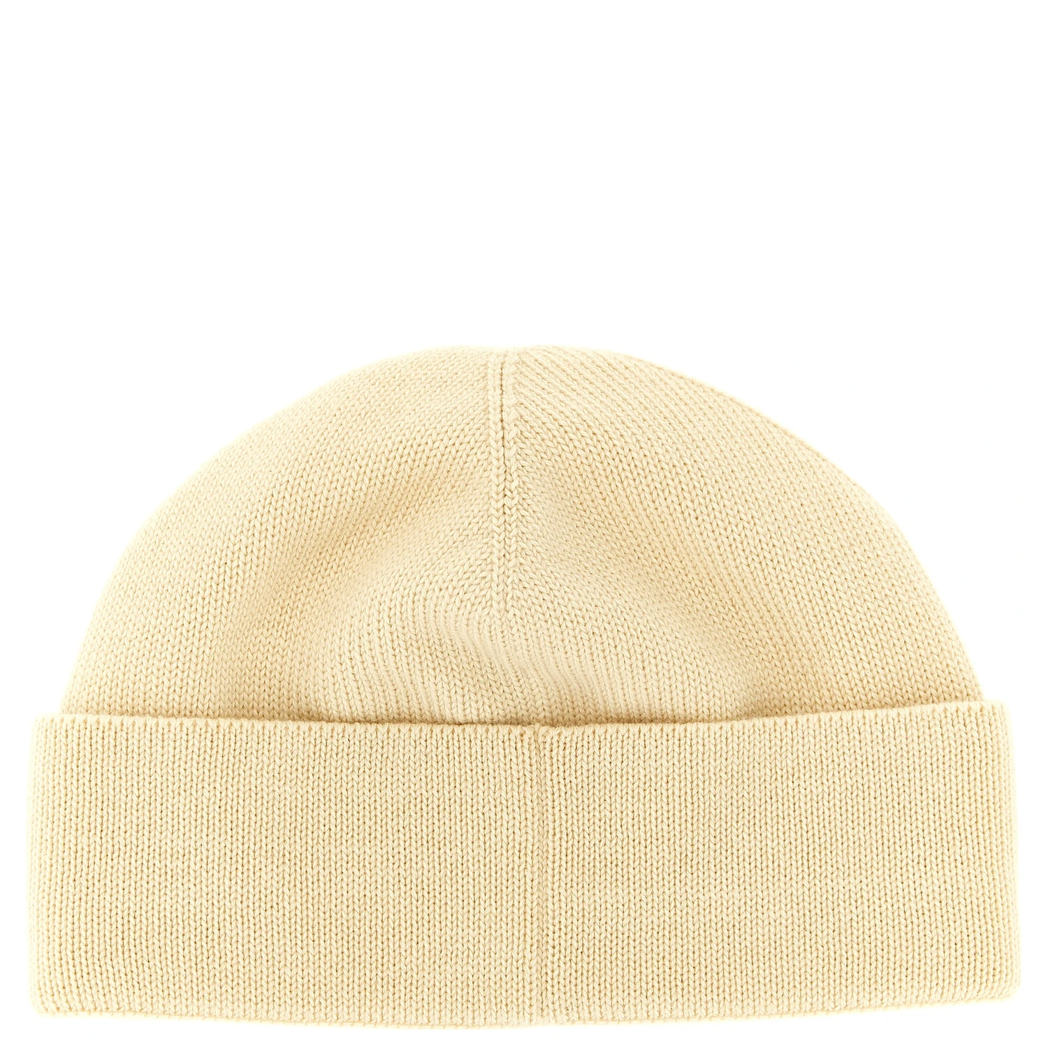 Beige Cotton Beanie
