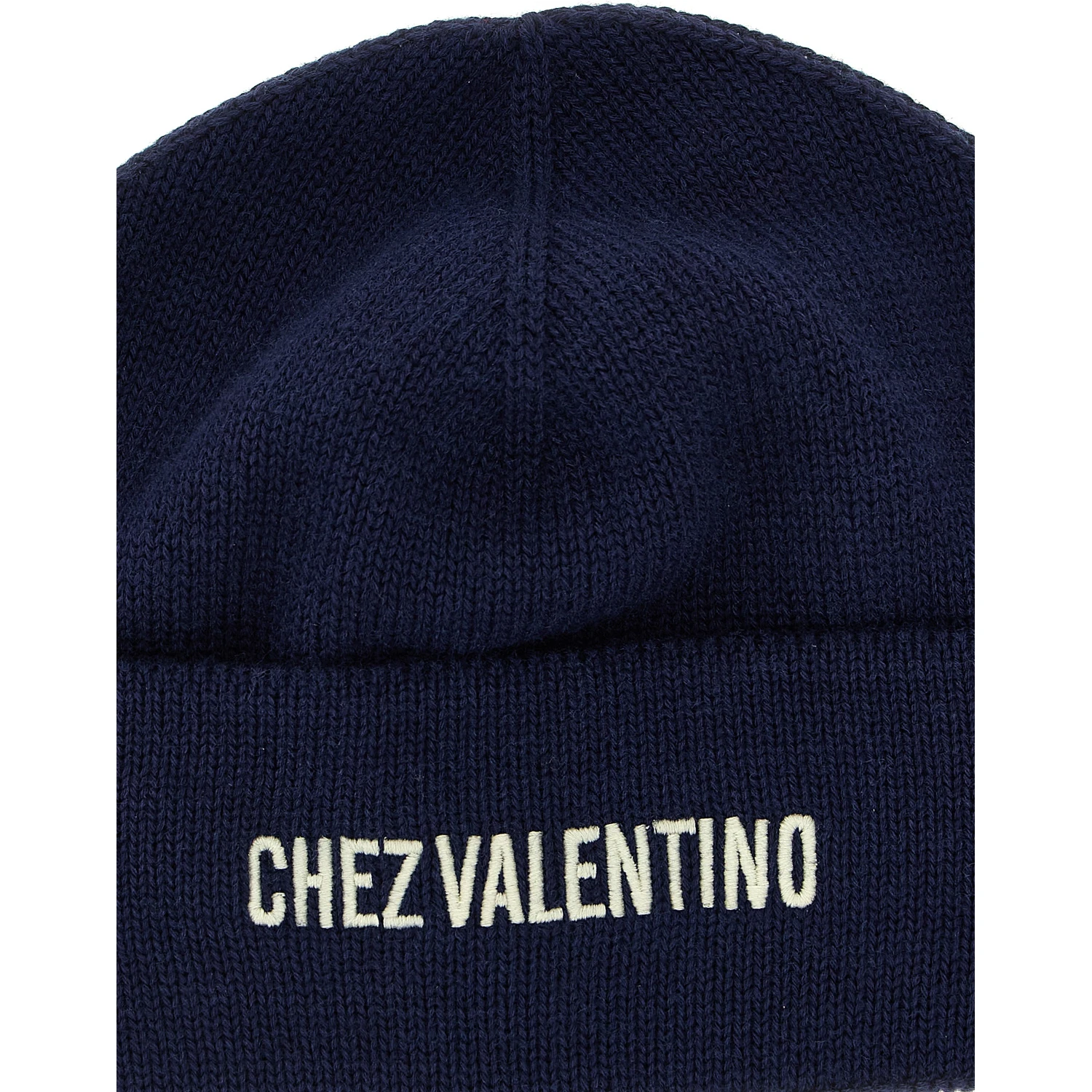 Blue Cotton Beanie