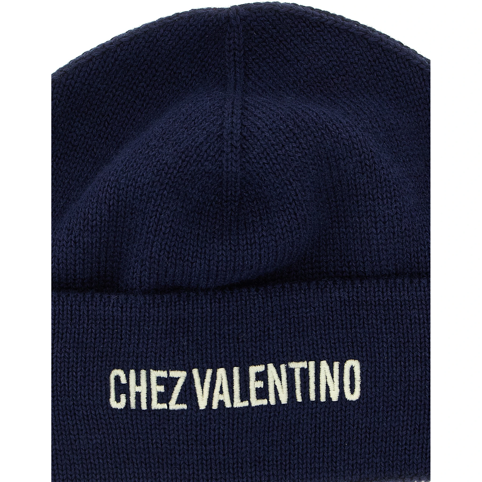Blue Cotton Beanie