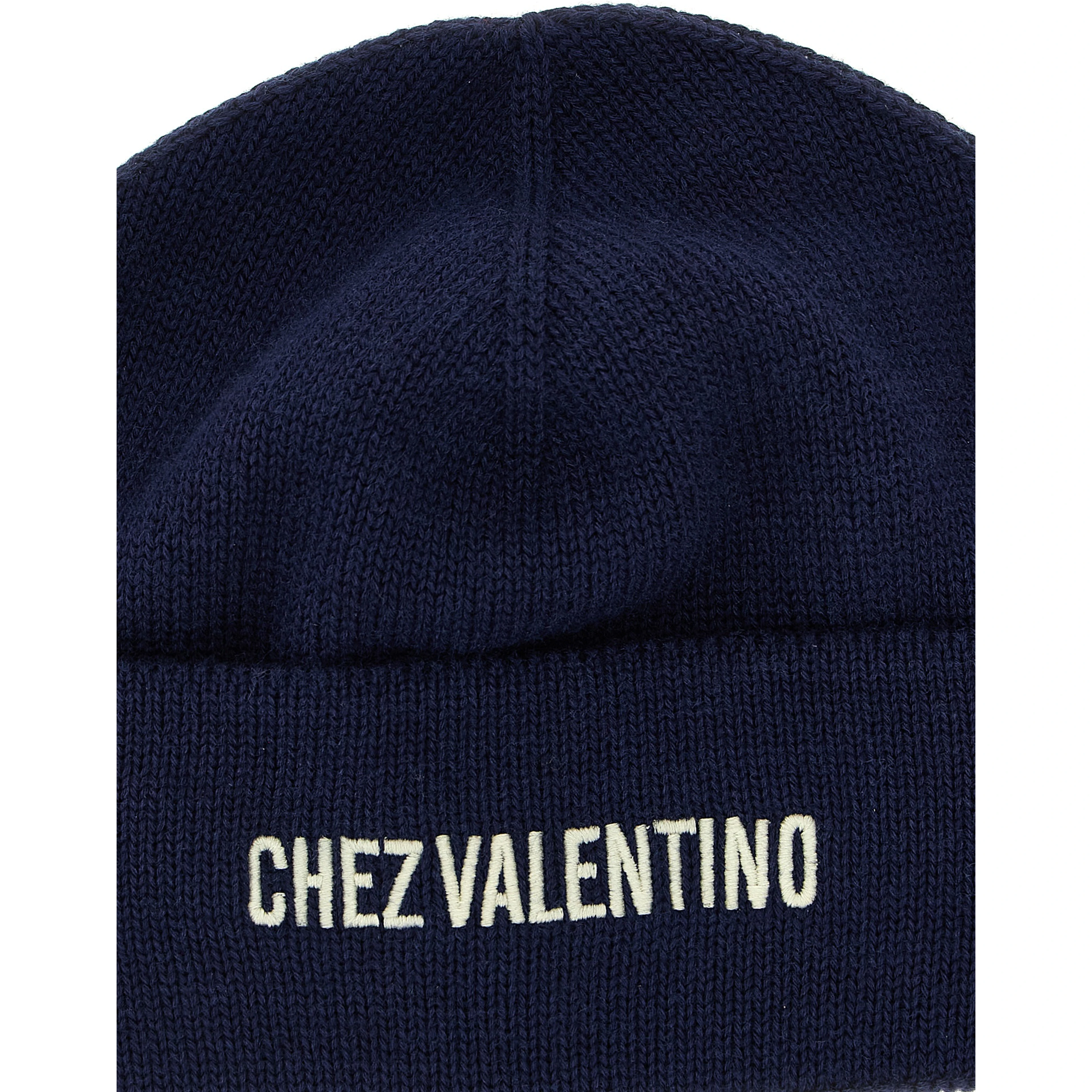 Blue Cotton Beanie