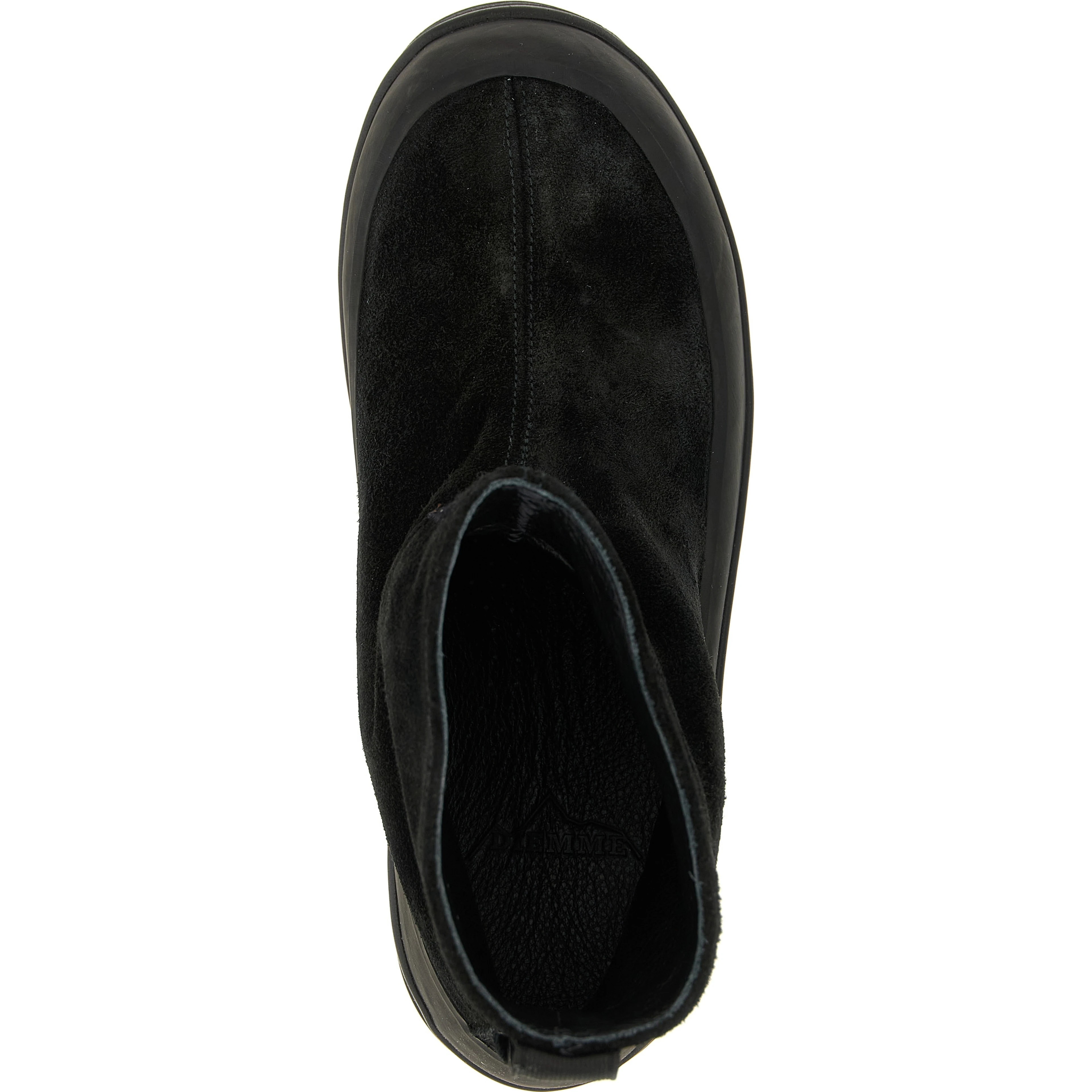 Black Rubber Ankle Boots
