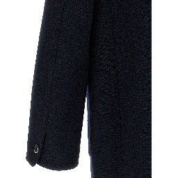 Black Virgin Wool Coat