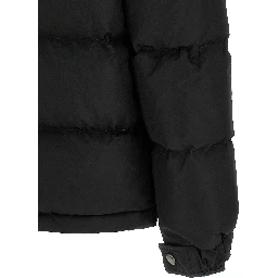 Black Polyamide Full-Length Jacket