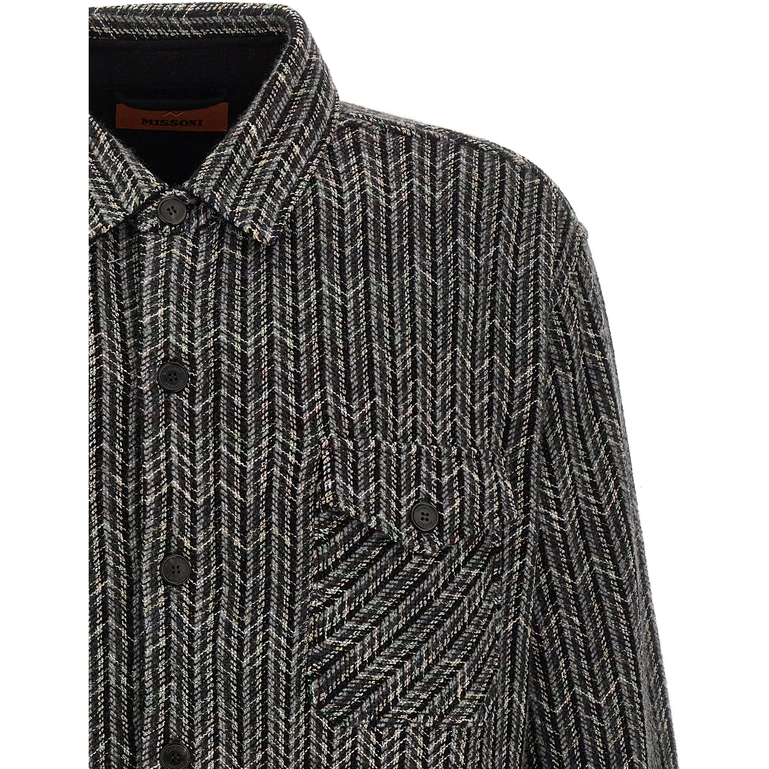 Gray Wool Blouse