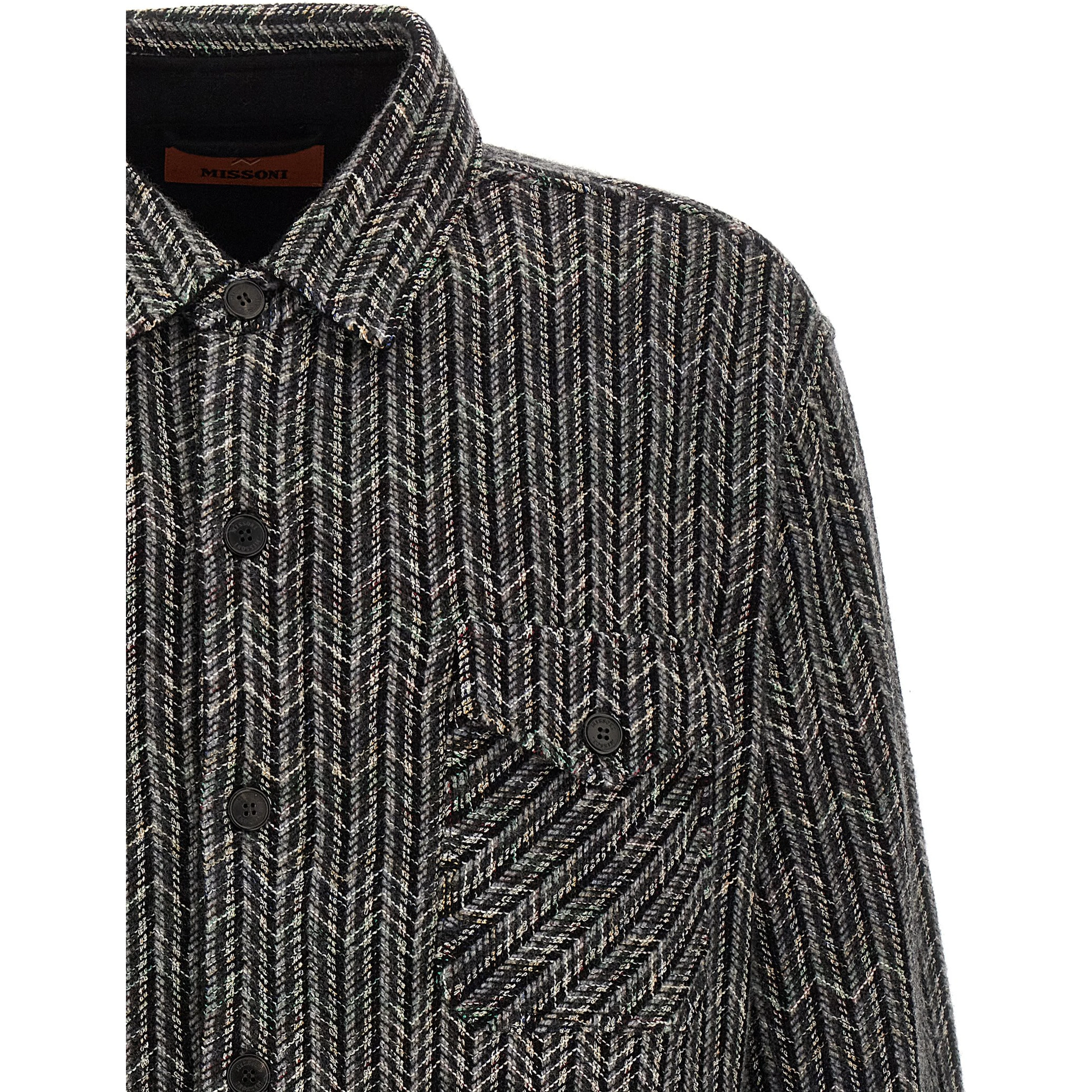 Gray Wool Blouse