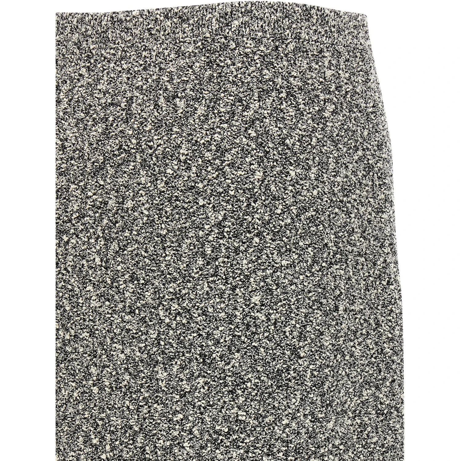 Black Polyamide Midi Skirt