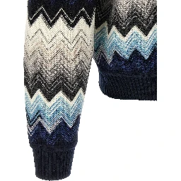 Multicolor Wool Cardigan