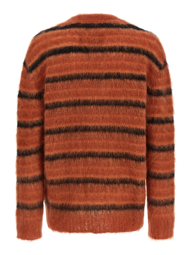 Orange Fabric Cardigan alternative