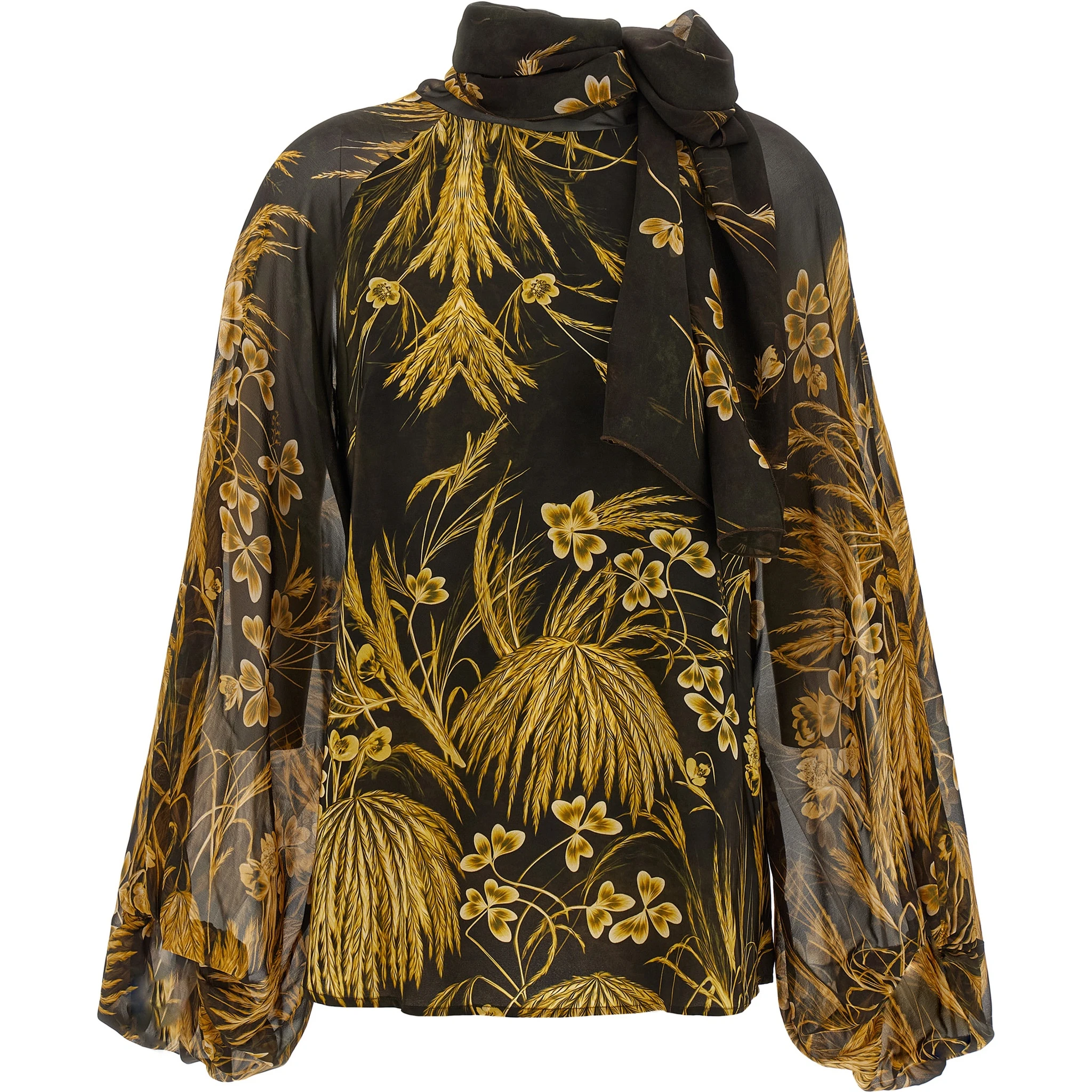 Multicolor Viscose Blouse