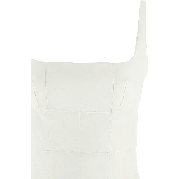 White Poplin Short Dress