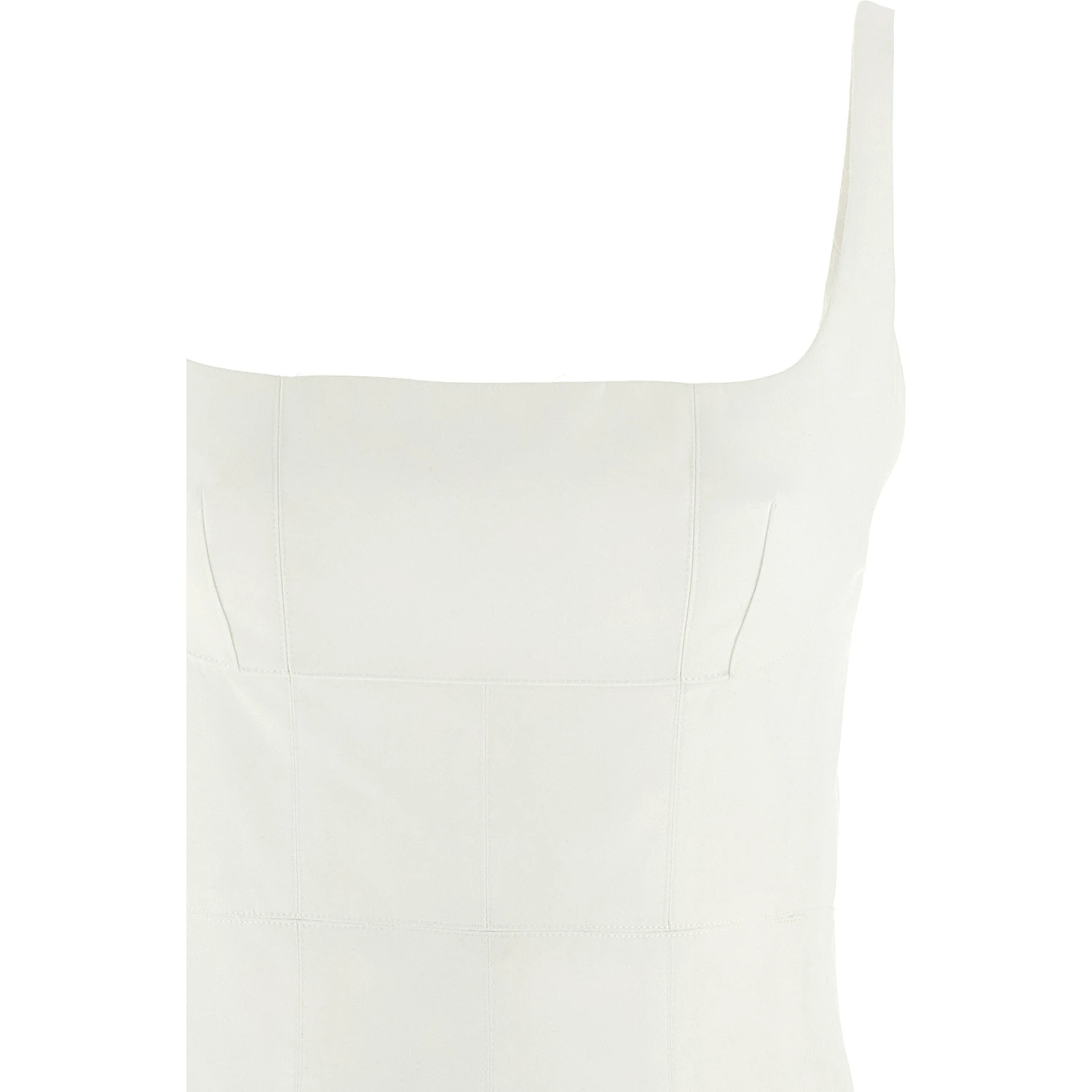 White Poplin Short Dress