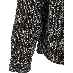 Gray Wool Blouse