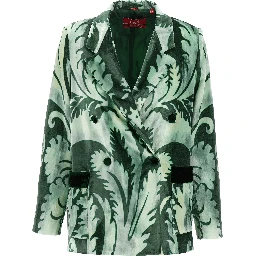 Multicolor Viscose Blazer
