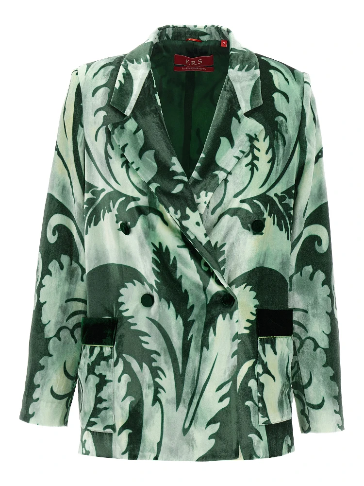 Multicolor Viscose Blazer