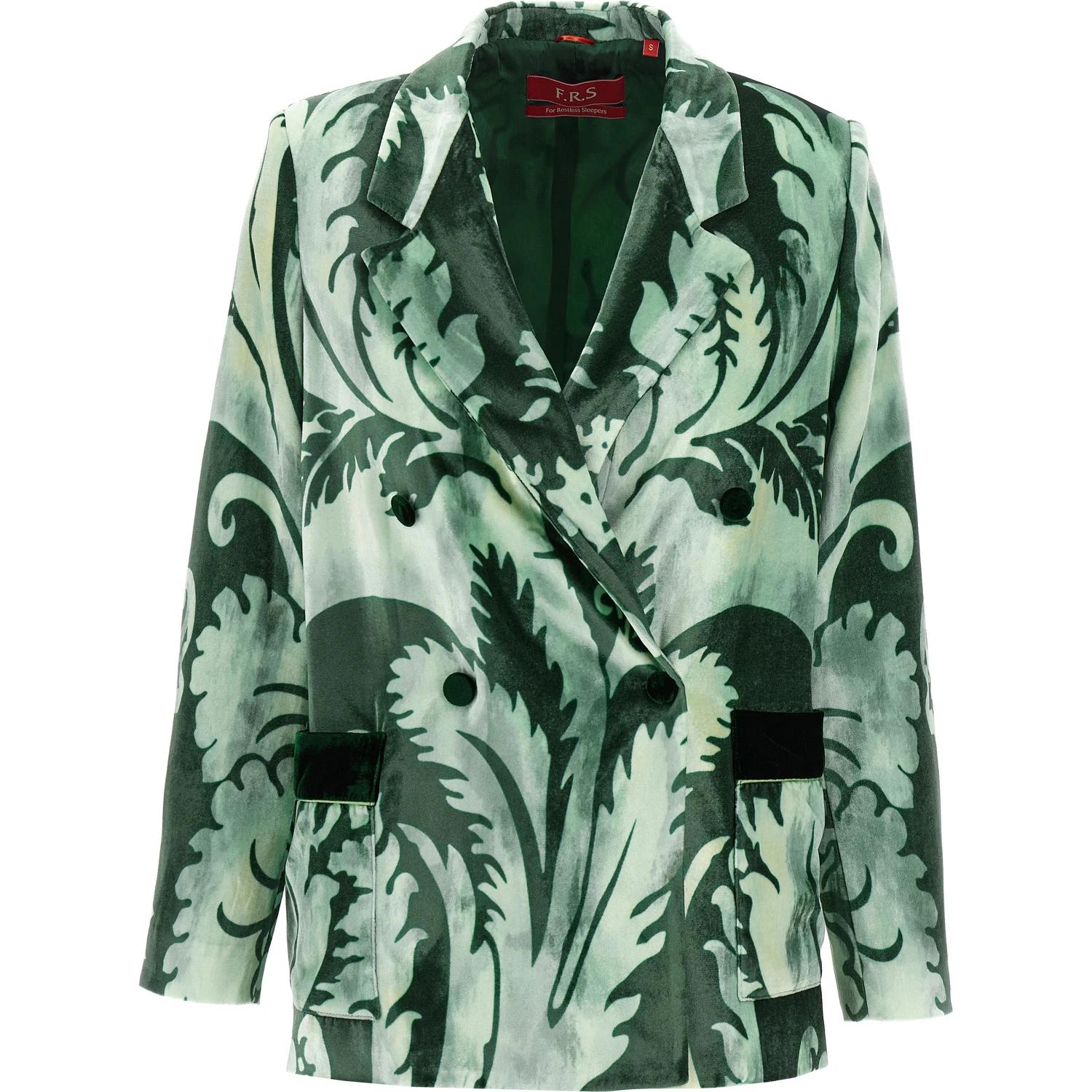 Multicolor Viscose Blazer