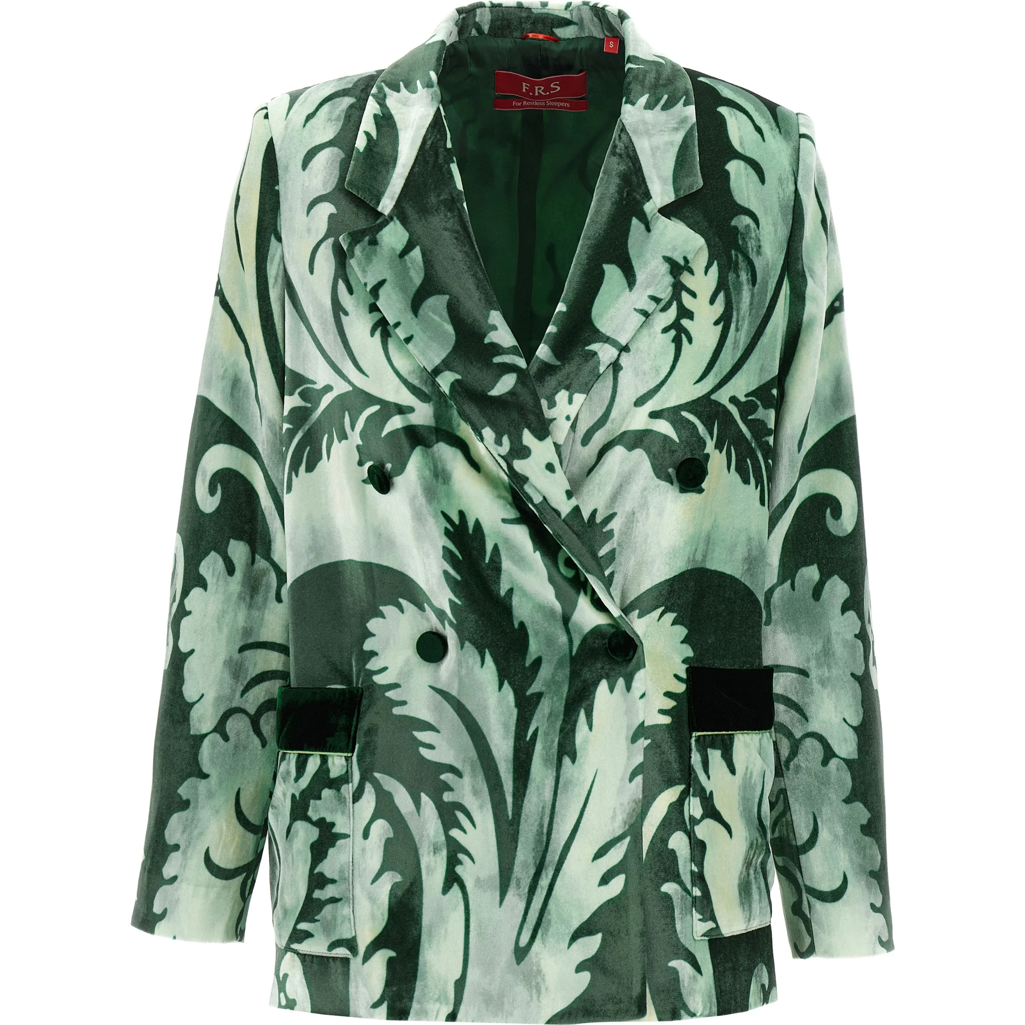 Multicolor Viscose Blazer