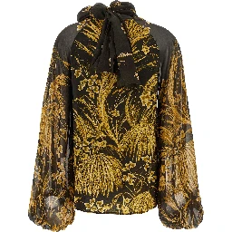Multicolor Viscose Blouse