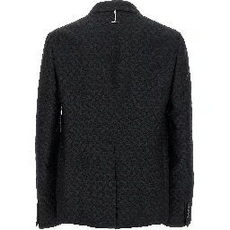 Black Viscose Blazer