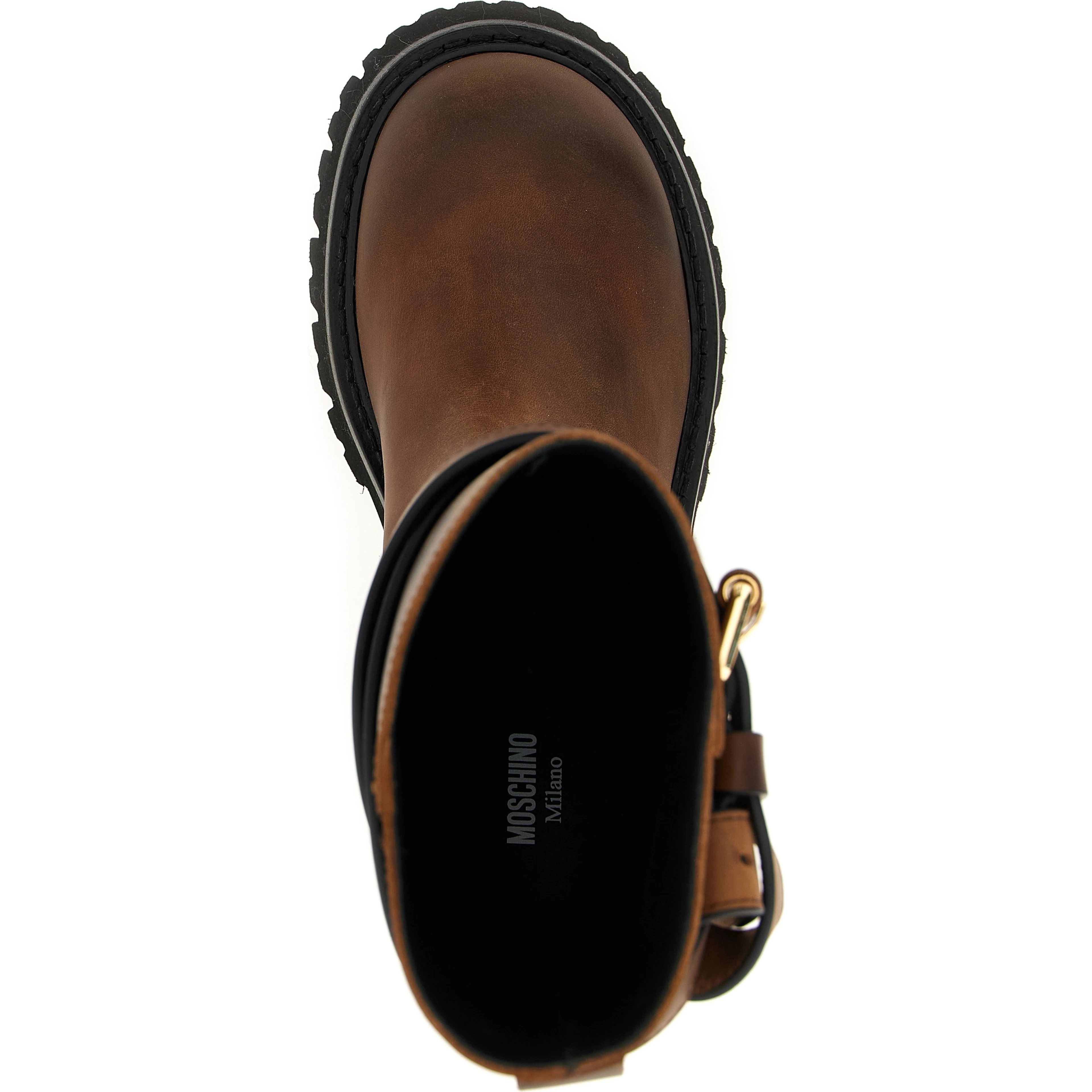 Brown Velvet Leather Over The Knee