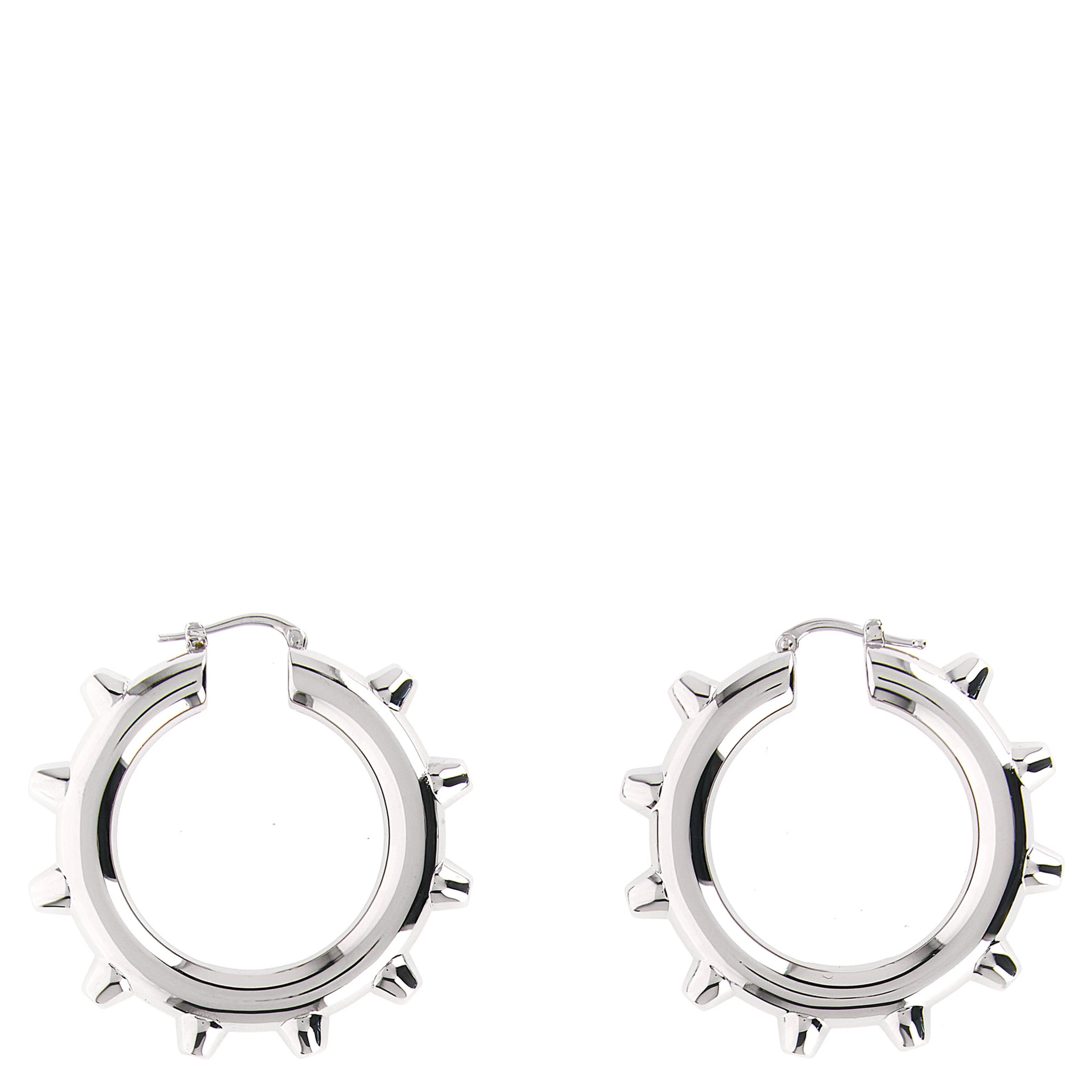Silver Brass Earrings