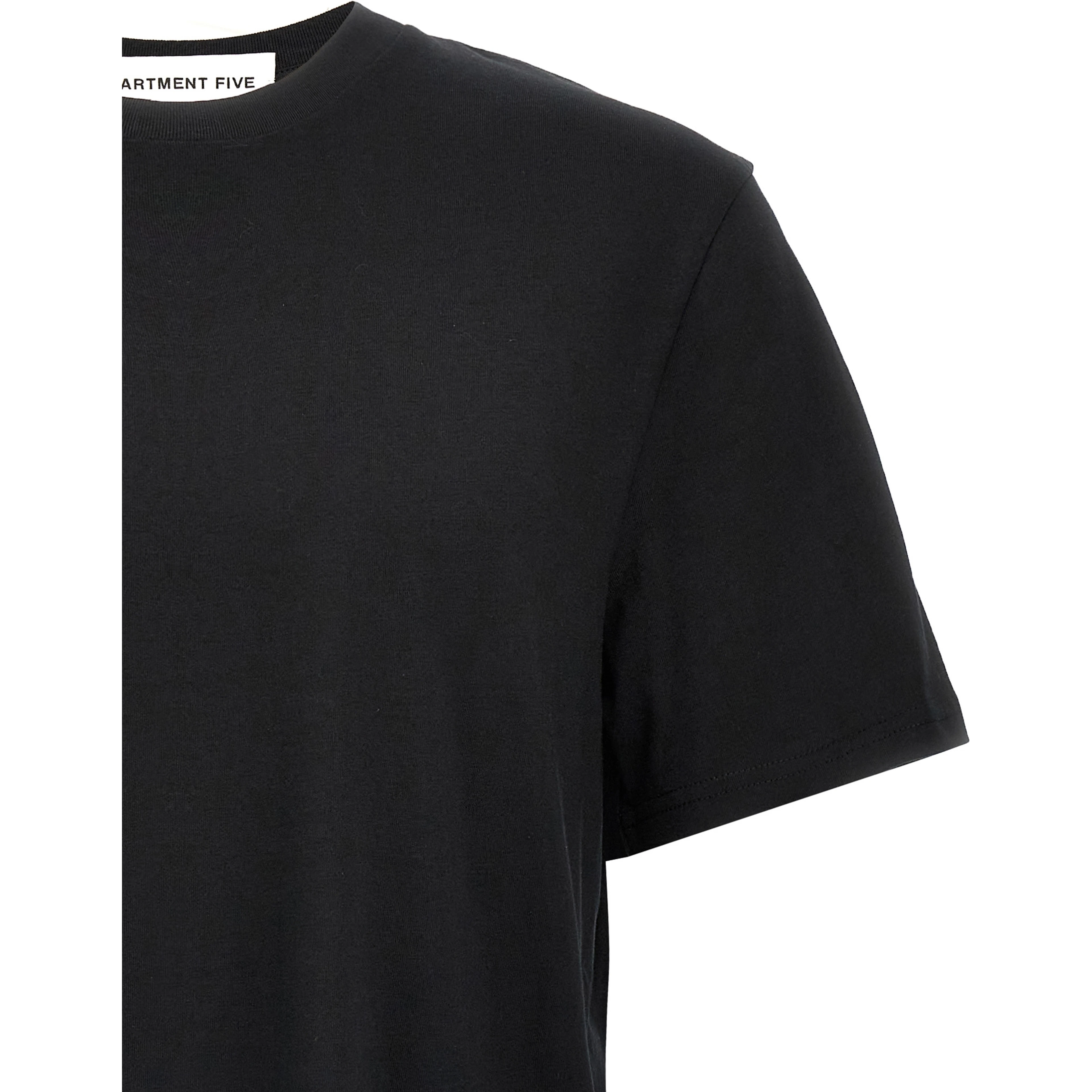 Black Cotton T-Shirt
