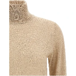 Beige Virgin Wool Cardigan