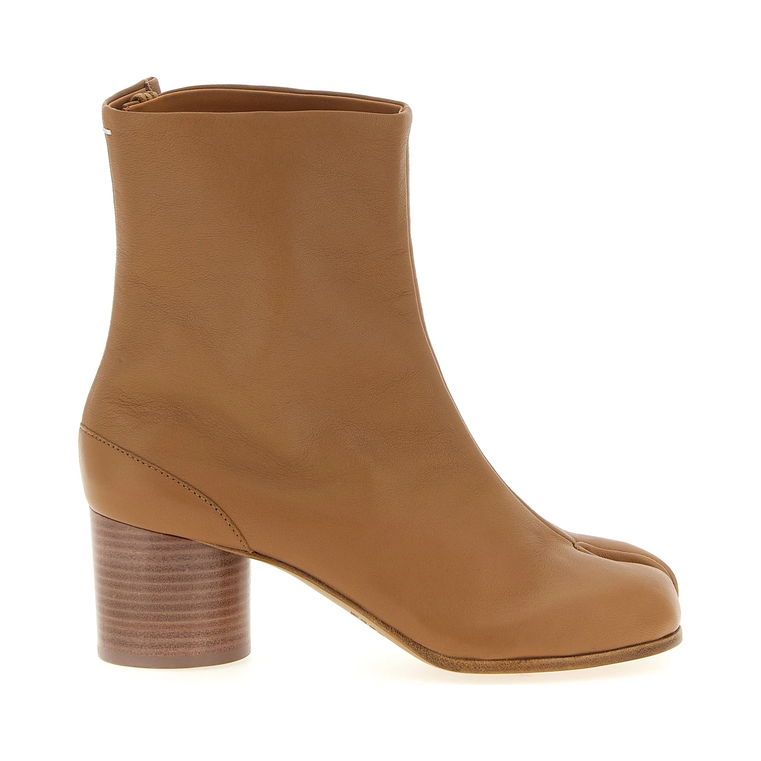 Brown Lambskin Ankle Boots