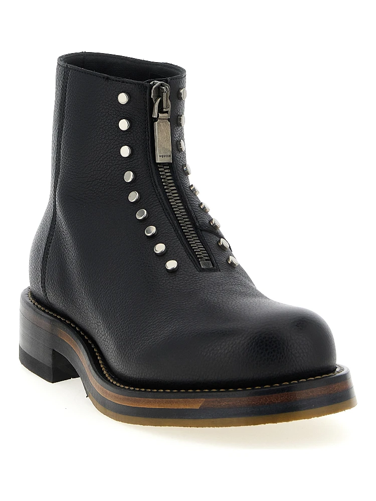 Black Calfskin Ankle Boots alternative