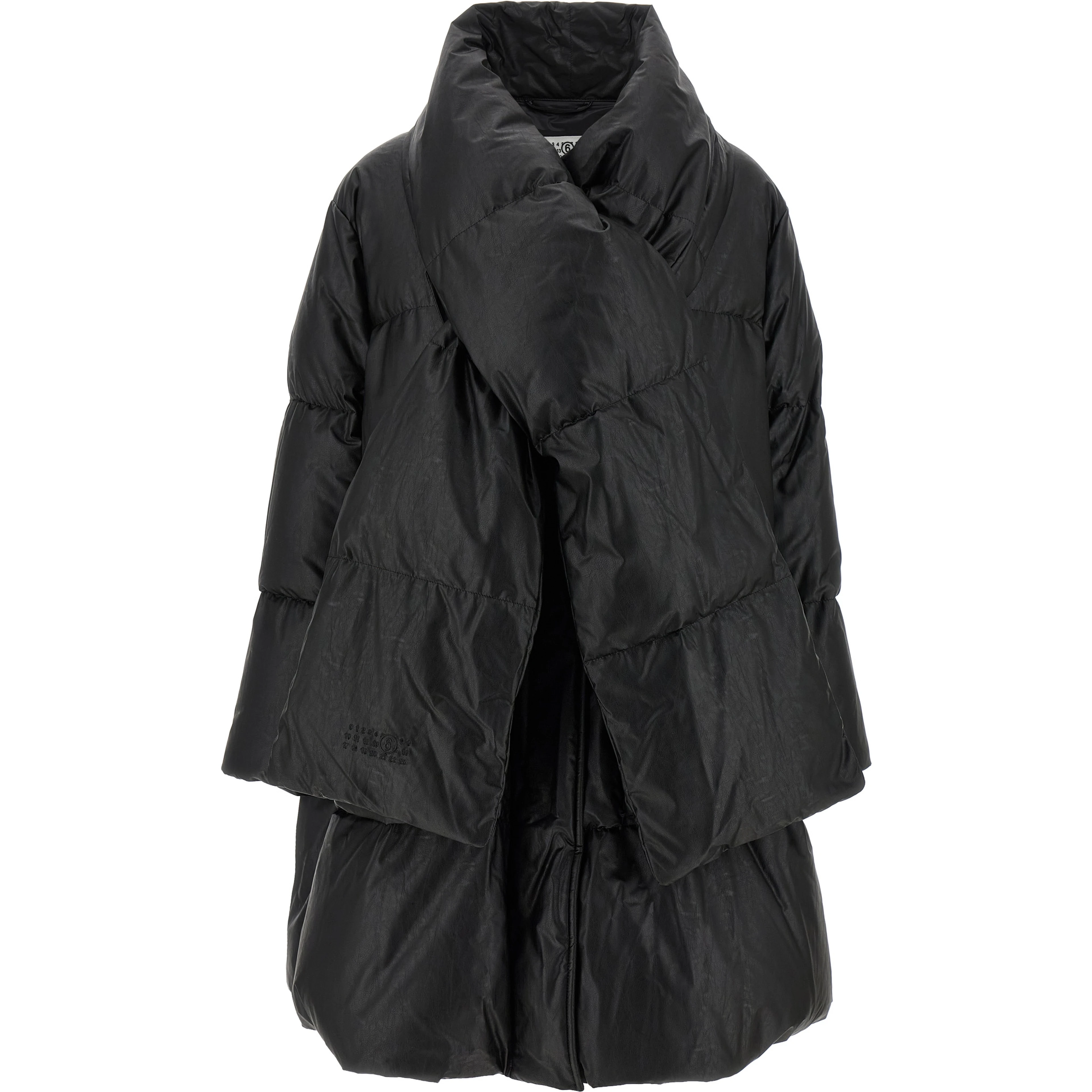 Black Viscose Coat