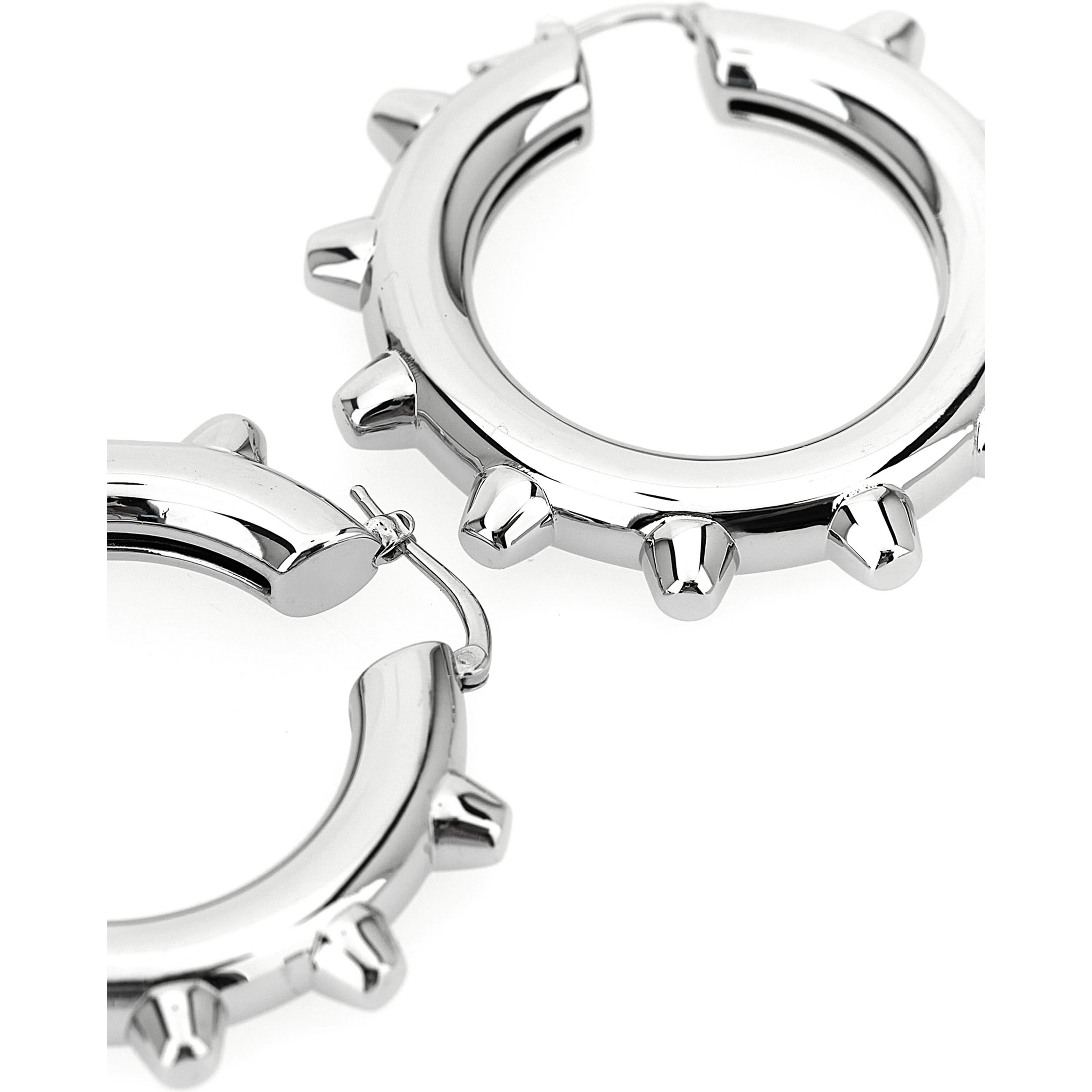 Silver Brass Earrings