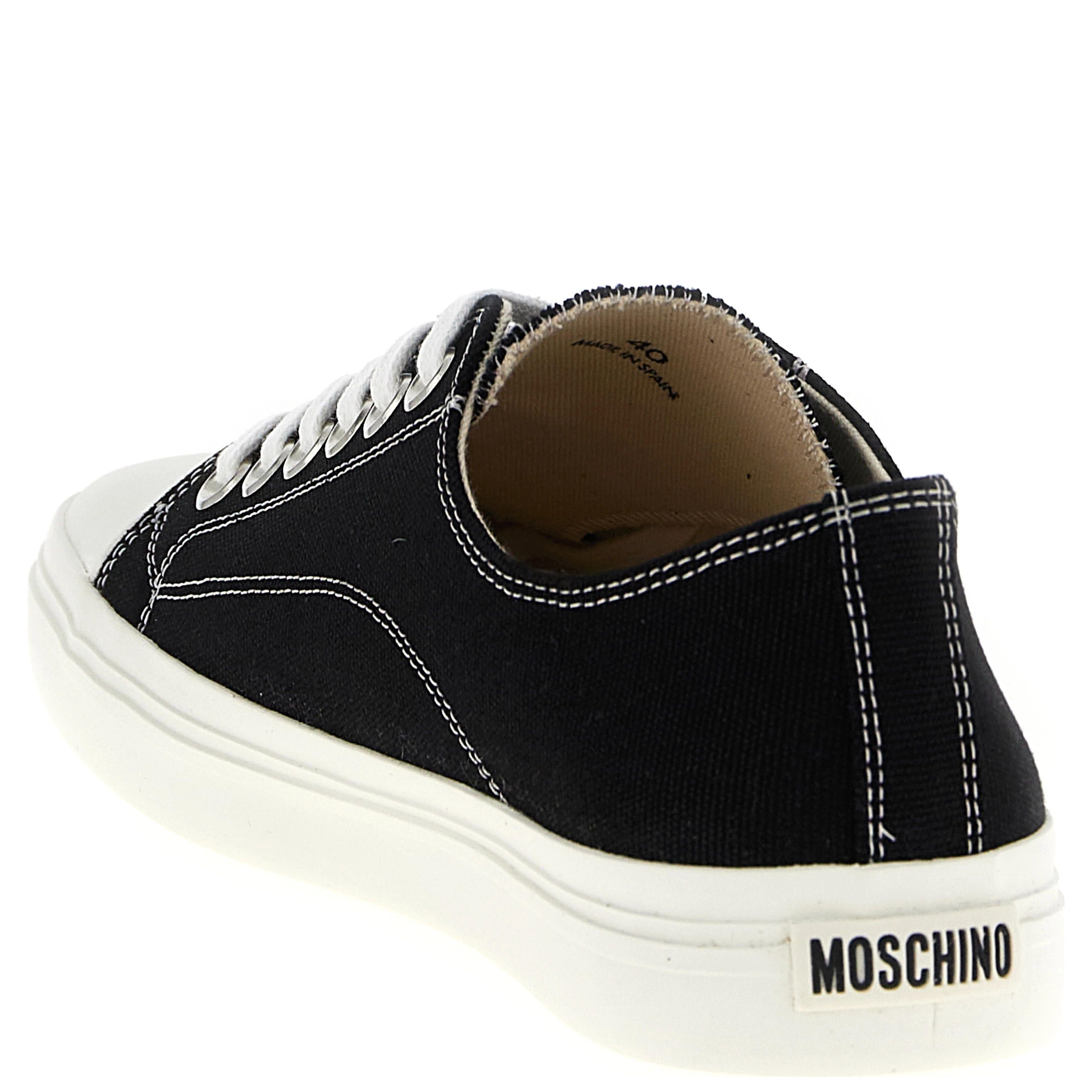Bicolor Cotton Sneakers