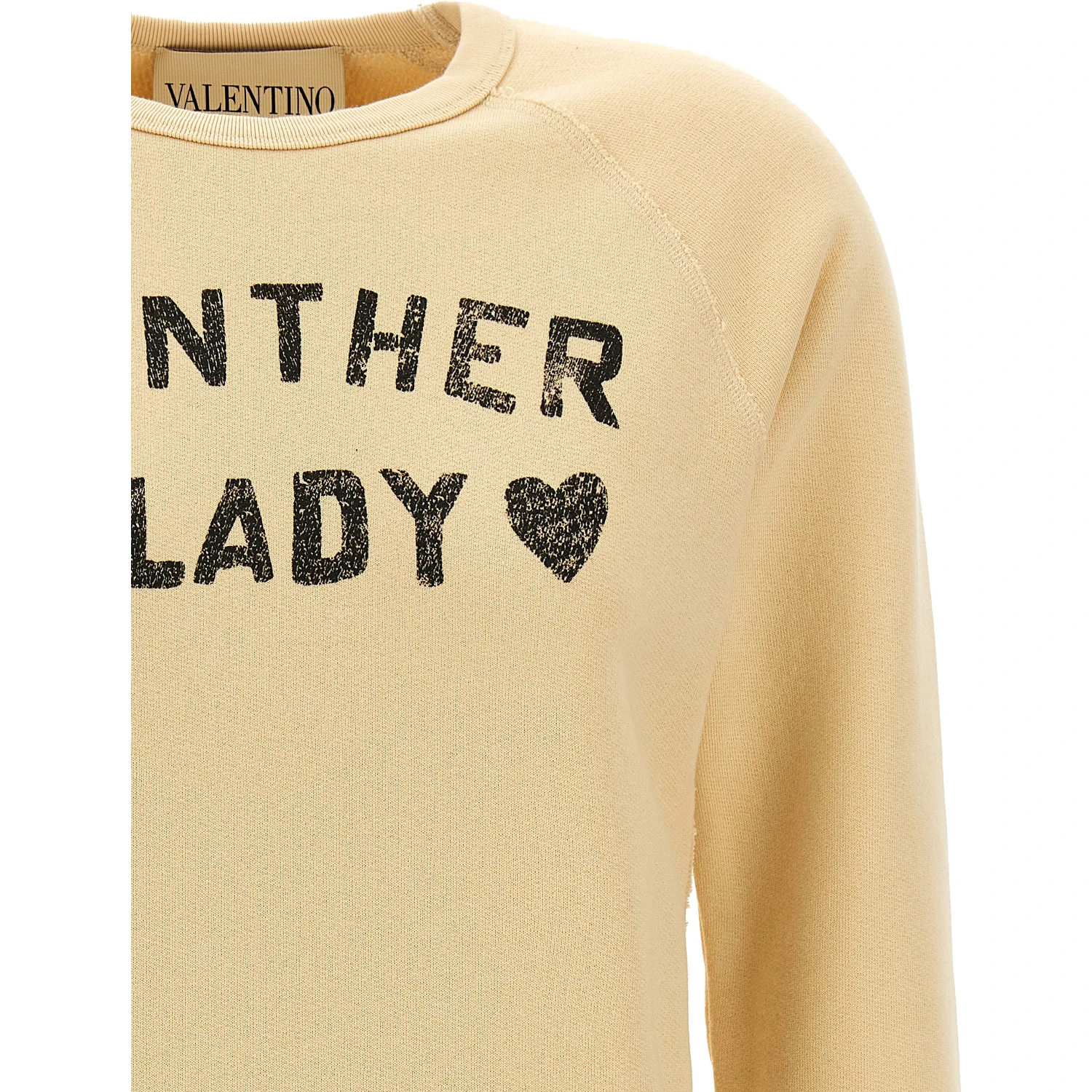 Beige Cotton Sweatshirt