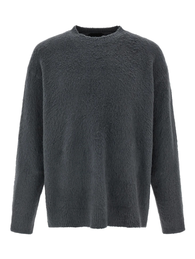 Gray Cotton Cardigan