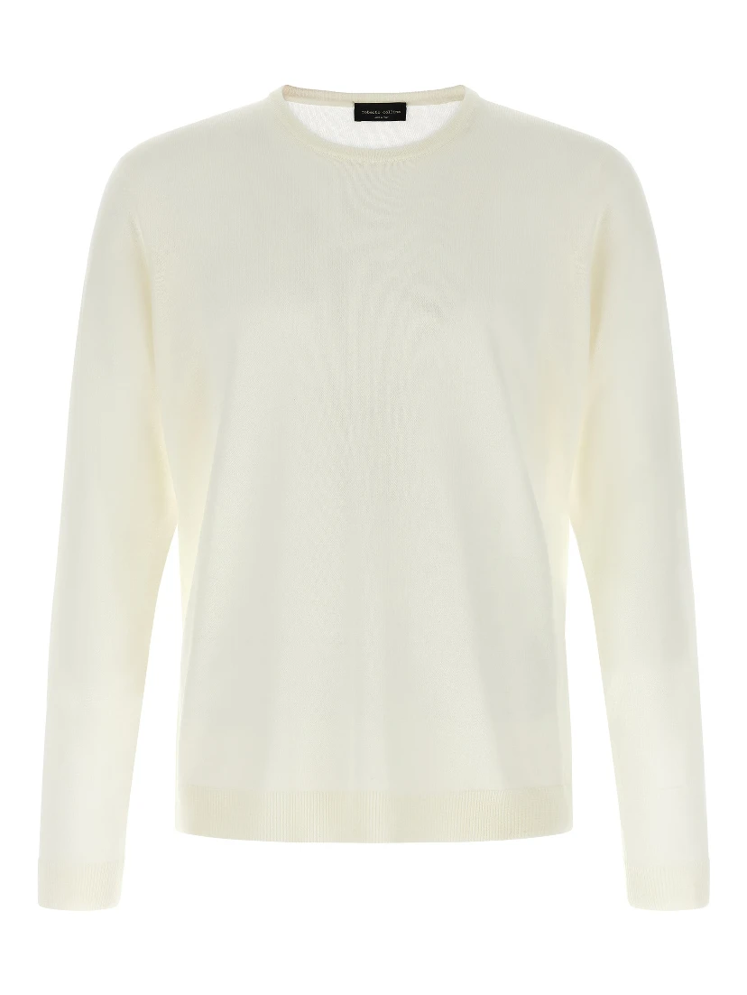 Beige Merino Wool Cardigan