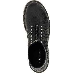 Black Calfskin Ankle Boots