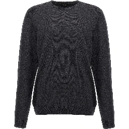 Gray Merino Wool Cardigan