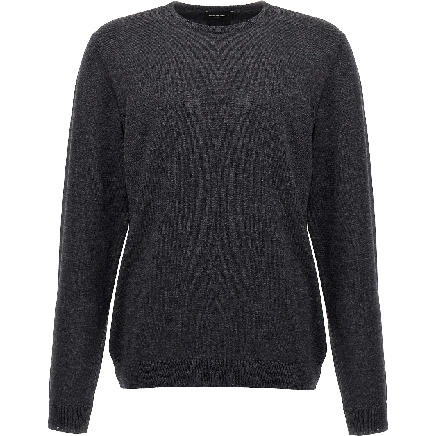 Gray Merino Wool Cardigan