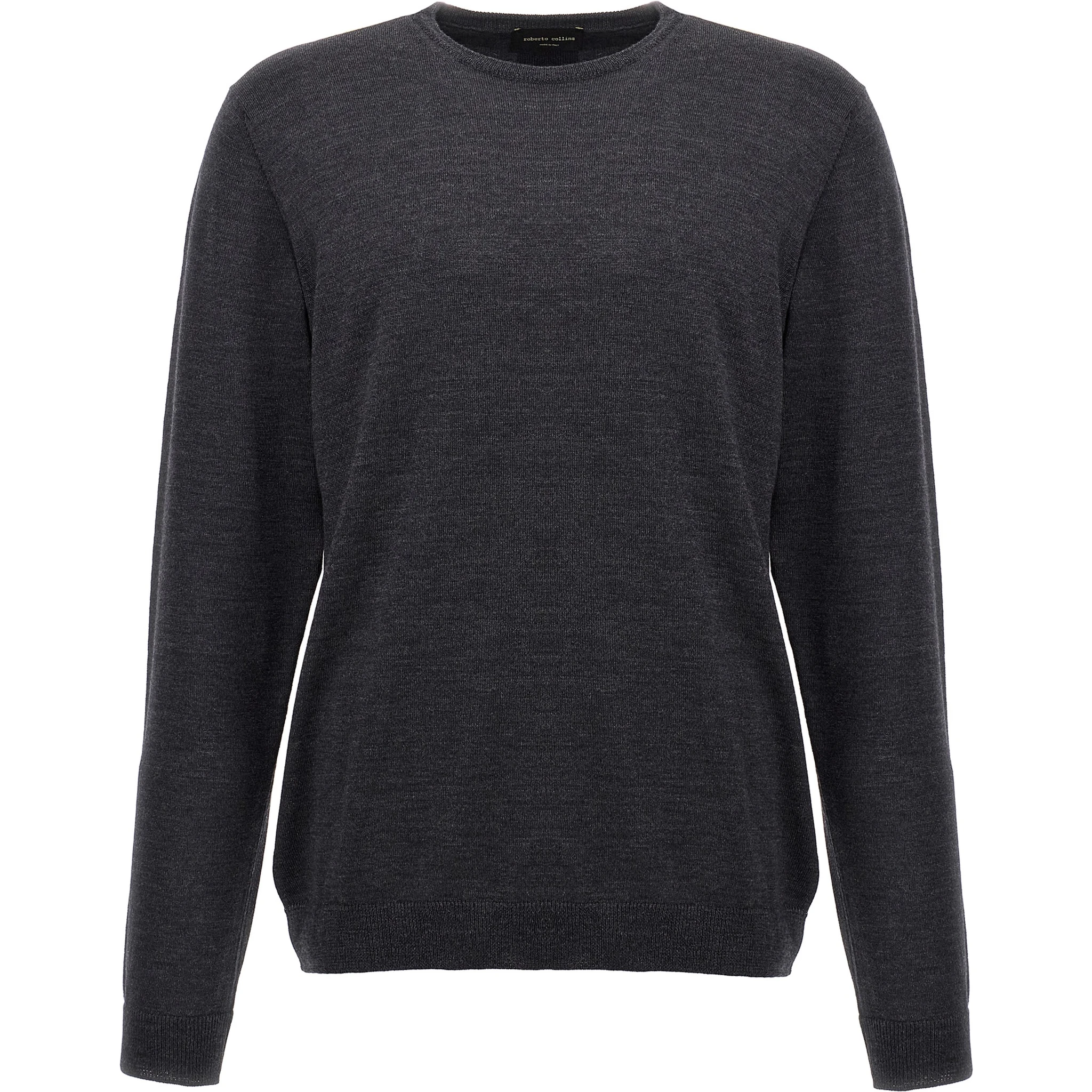 Gray Merino Wool Cardigan