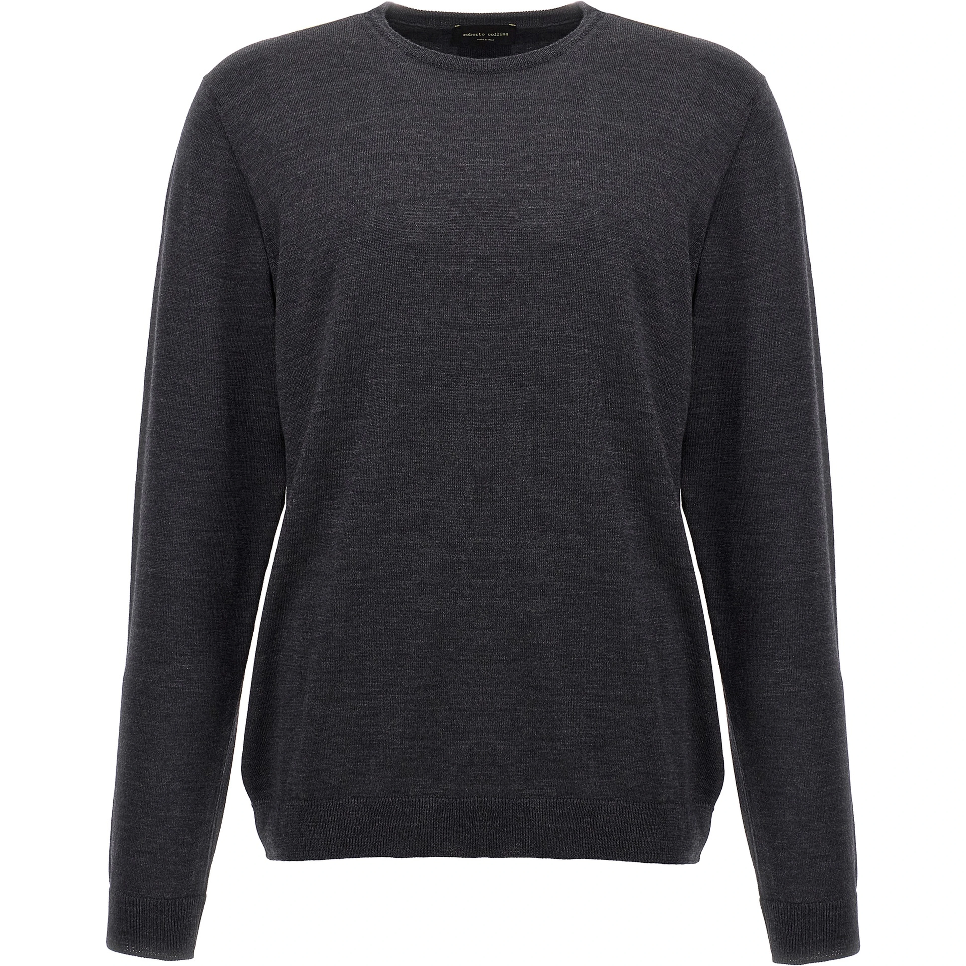 Gray Merino Wool Cardigan