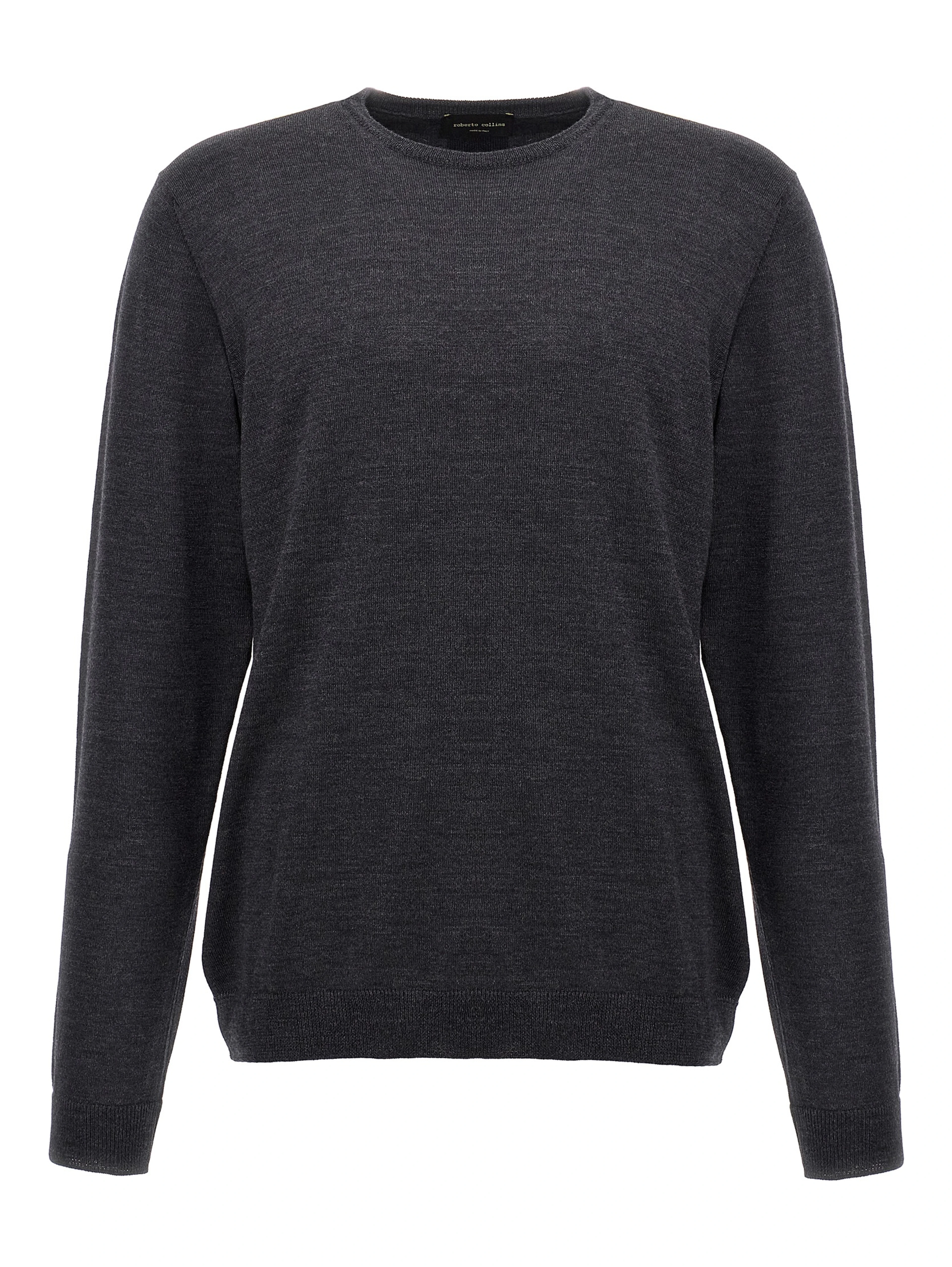 Gray Merino Wool Cardigan