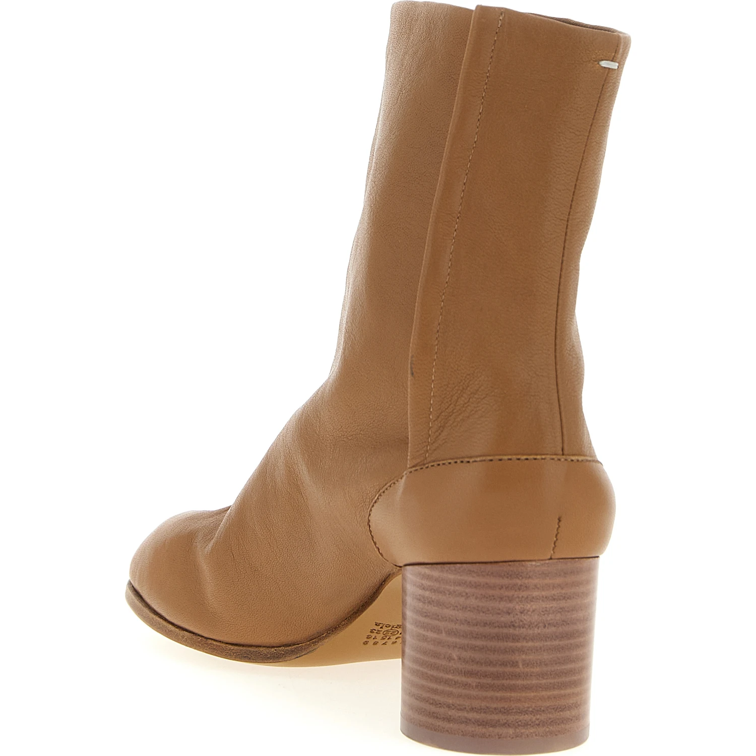 Brown Lambskin Ankle Boots