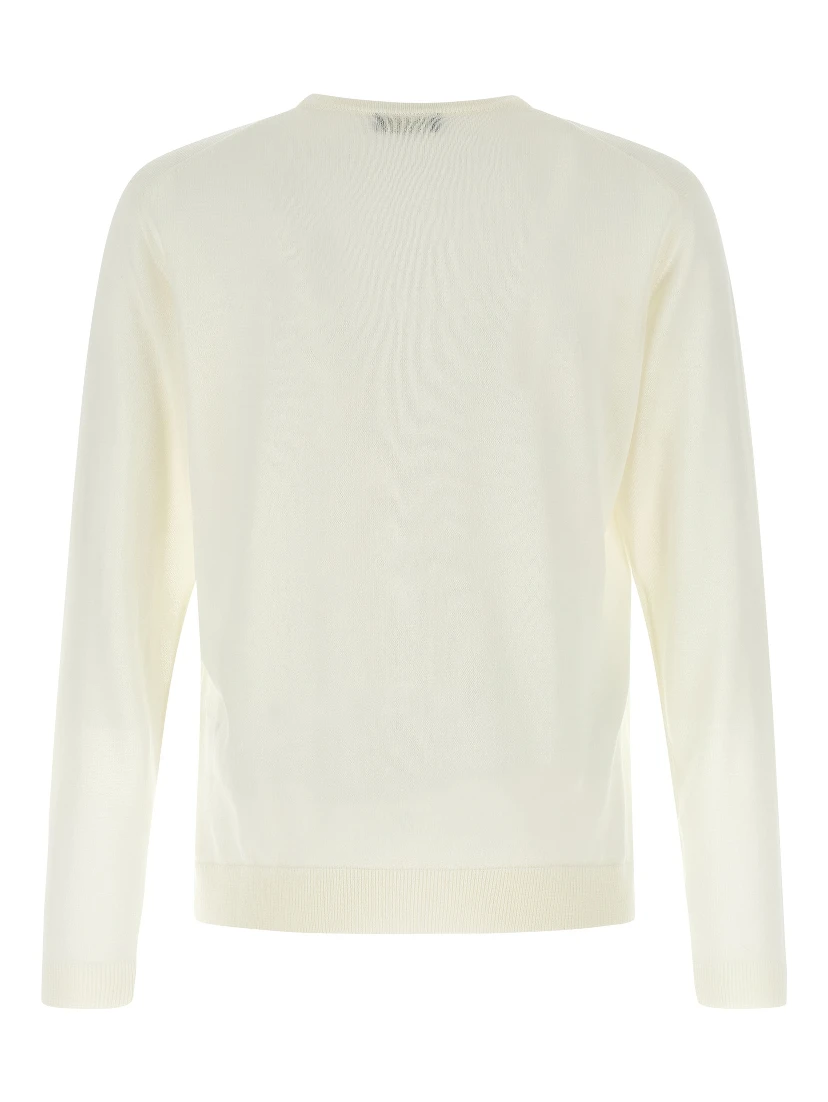Beige Merino Wool Cardigan