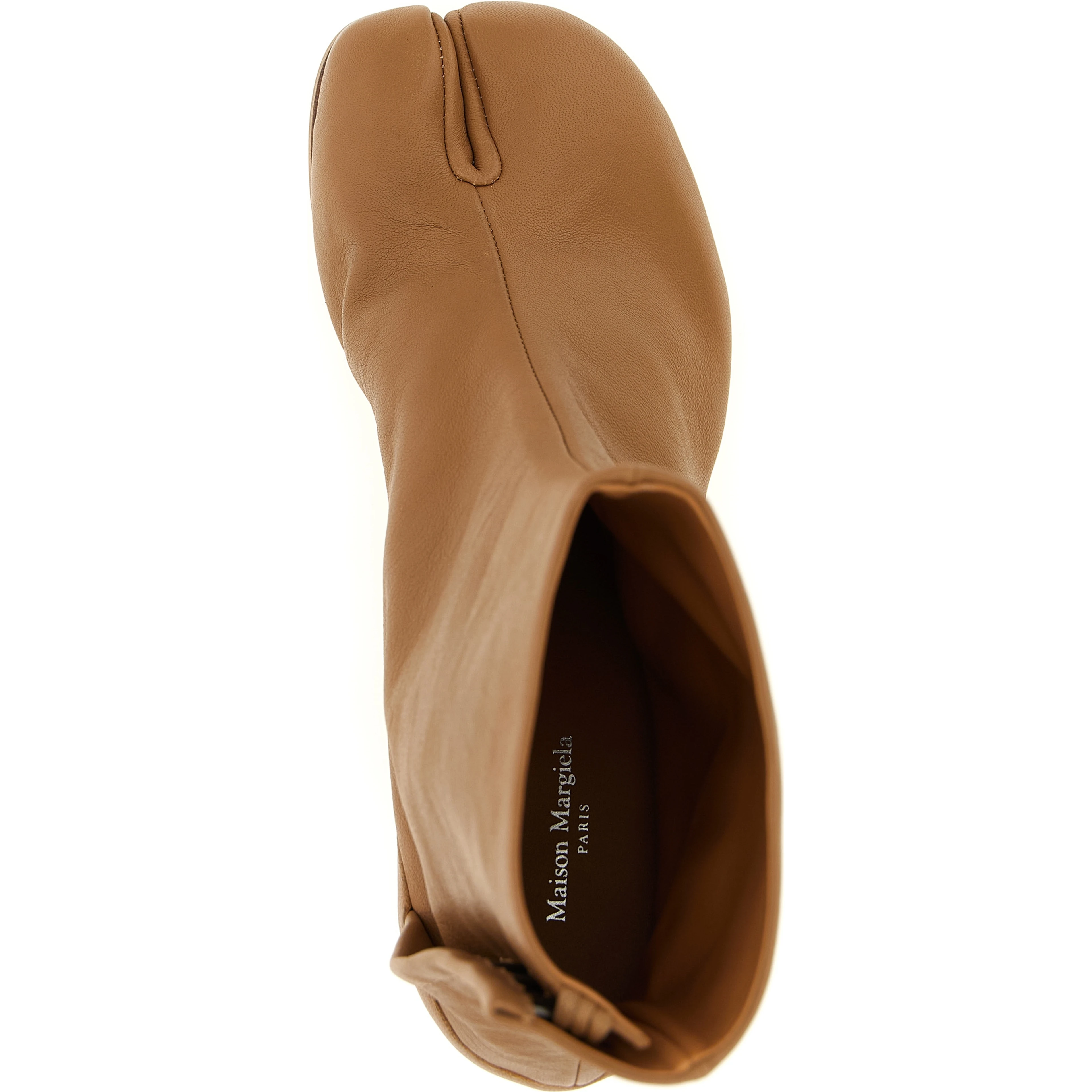 Brown Lambskin Ankle Boots